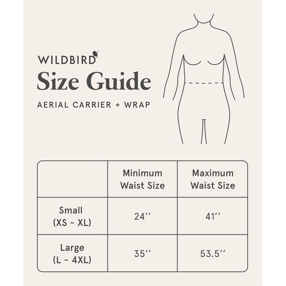 WildBird Aerial Buckle Wrap Acadian L-4XL Adjustable Unworn NWOT - Picture 6 of 6